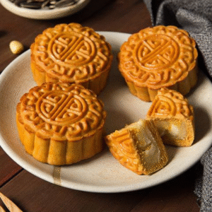 Bánh nướng Sen tuyết đông trùng