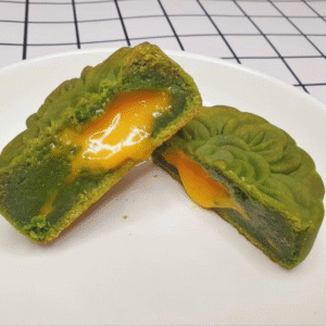 Bánh nướng vỏ Matcha nhân Lava trứng chảy