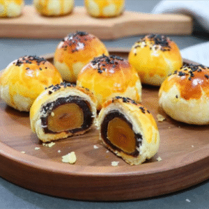 Bánh ngàn lớp nhân mochi khoai môn