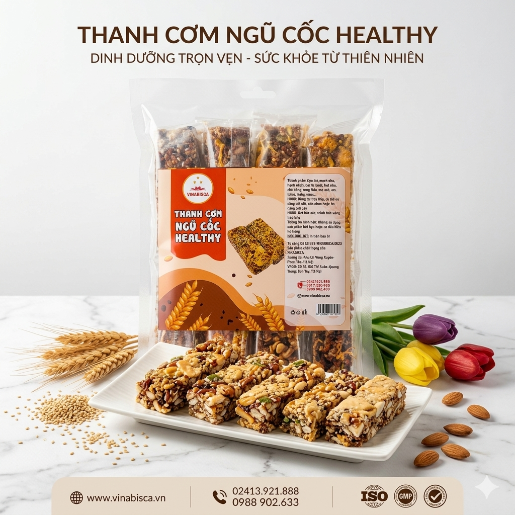 Thanh cơm ngũ cốc 16 thanh
