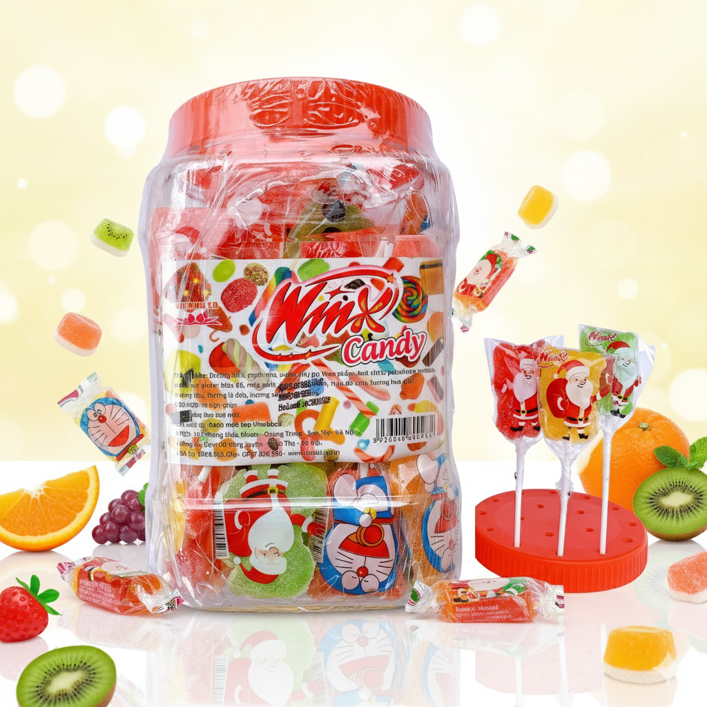 Kẹo dẻo Hũ ông già Noen 50 cây