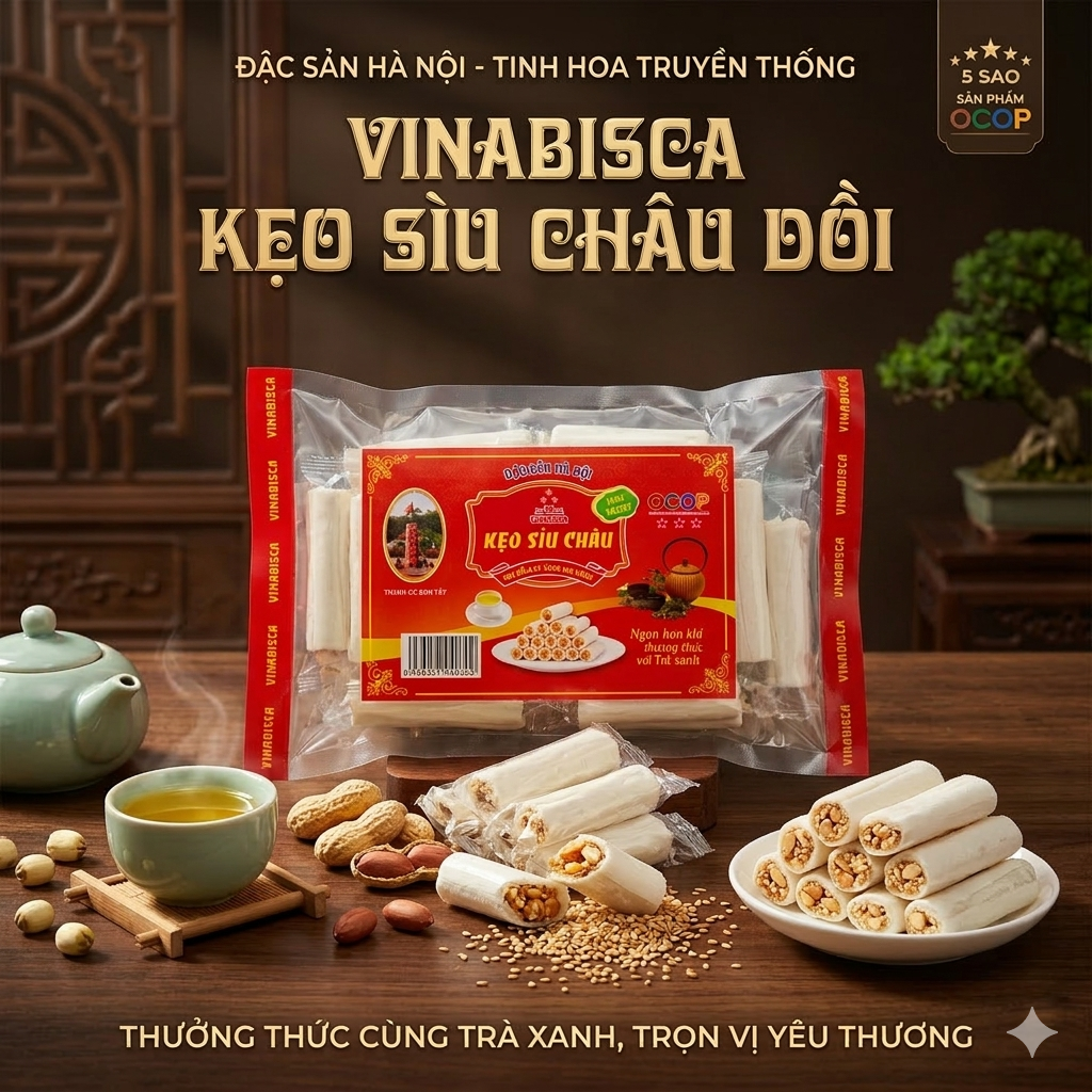 Kẹo sìu châu dồi 300g.
