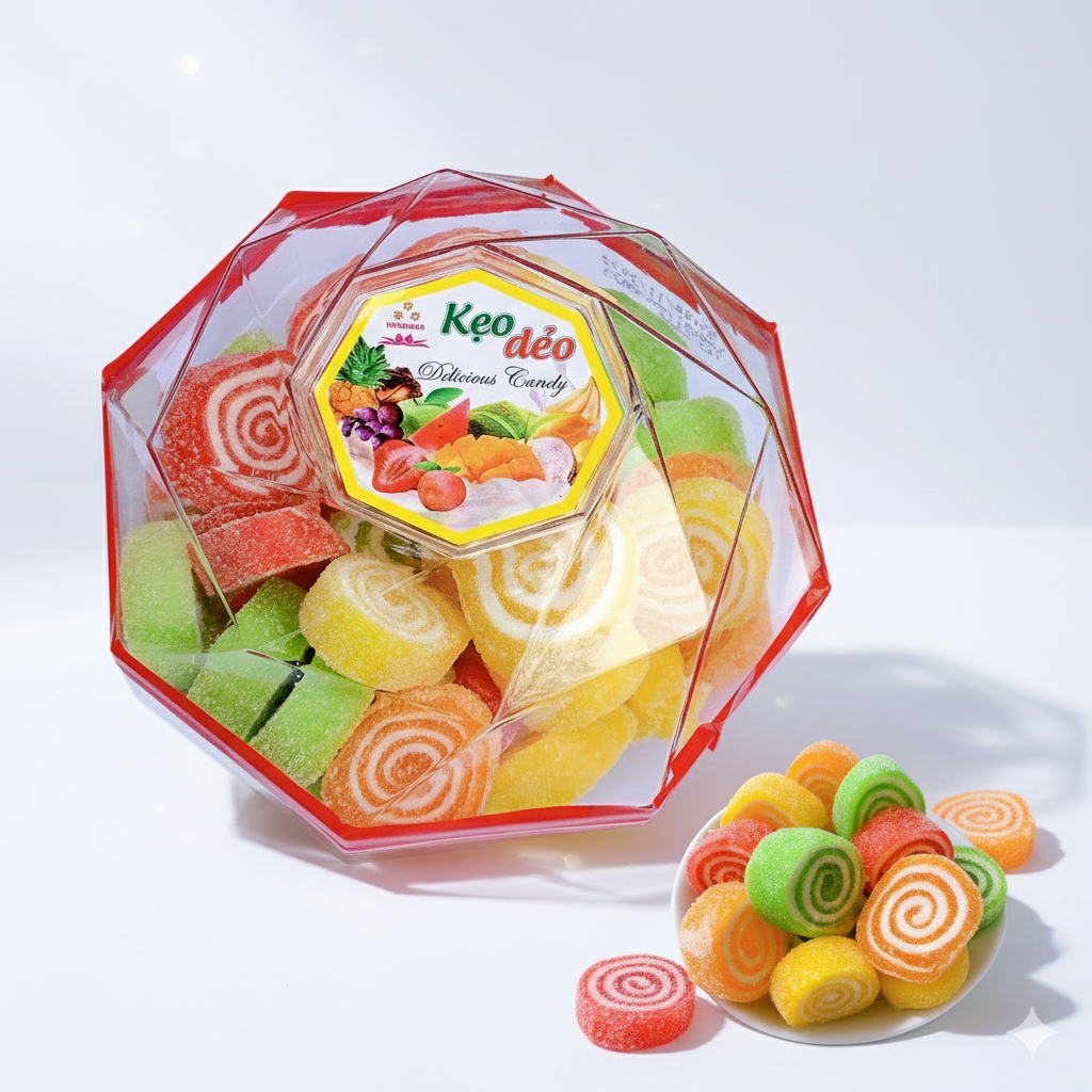 Kẹo dẻo hũ Kim cương 300g