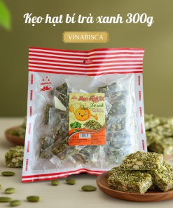 Kẹo hạt bí trà xanh 300g