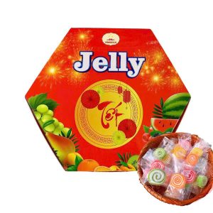 Kẹo dẻo giấy lục lăng Jelly 150g