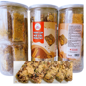 Thanh ngũ cốc chà bông - hạt dinh dưỡng hũ 250g