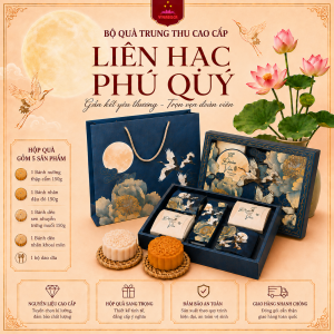 Set quà tặng Liên Hạc Phú Qúy