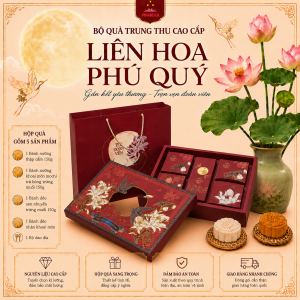 Set quà tặng Liên Hoa Phú Quý