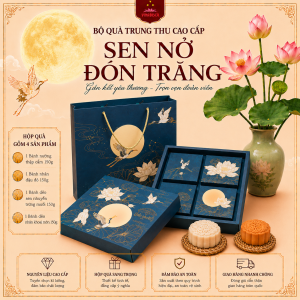 Set quà tặng Sen Nở Đón Trăng