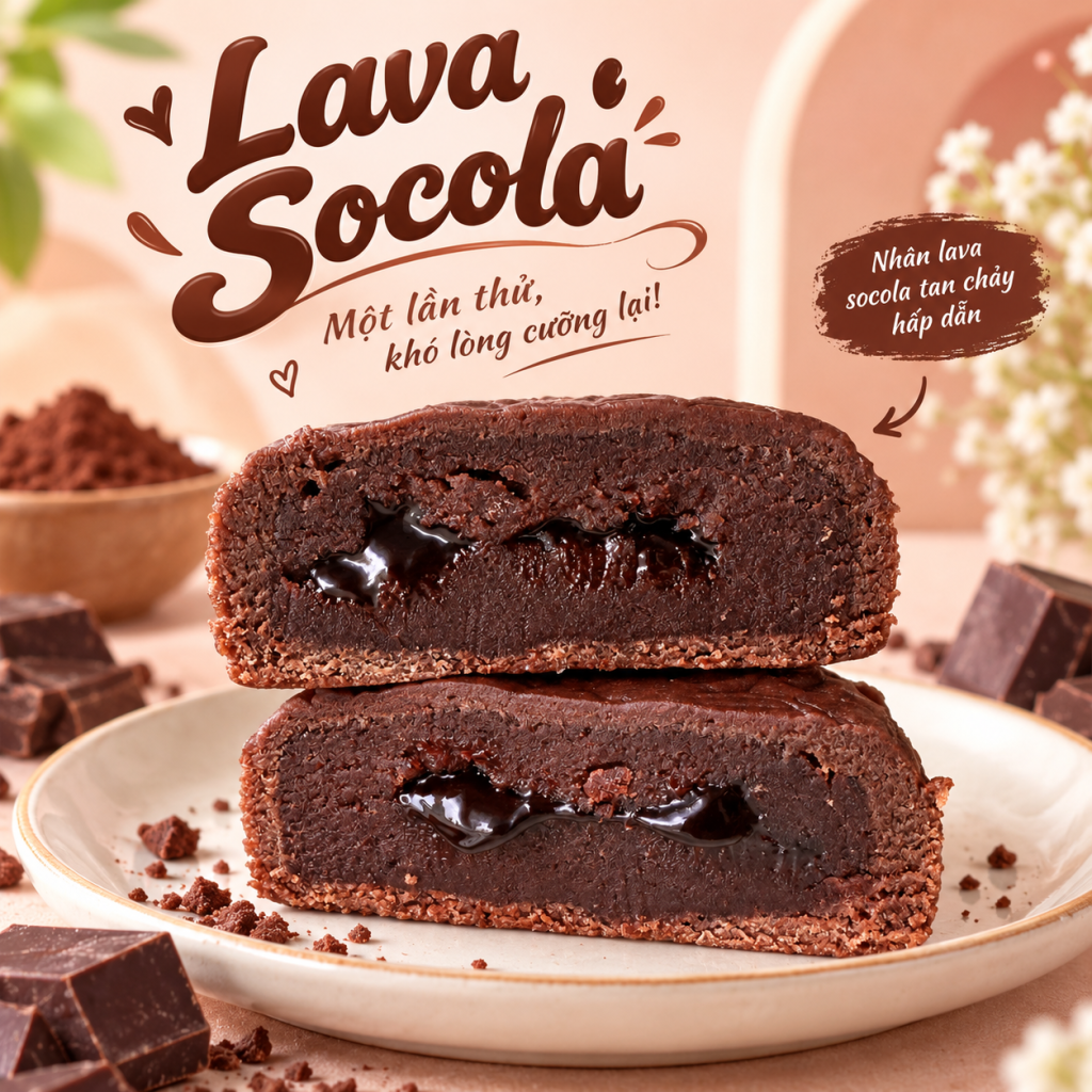 Lava Socola – Khi Từng Lớp Hương Vị Gặp Nhau Trong Một Chiếc Bánh
