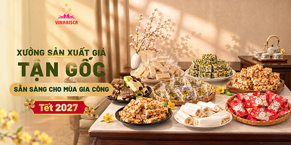 Vinabisca nhận OEM/ODM bánh kẹo toàn quốc