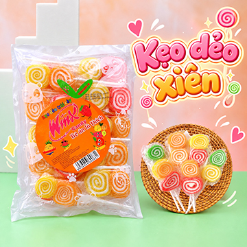 Kẹo dẻo xiên ngọt ngào