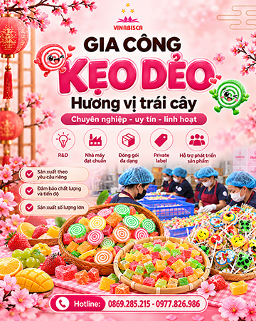 OEM kẹo dẻo hương trái cây